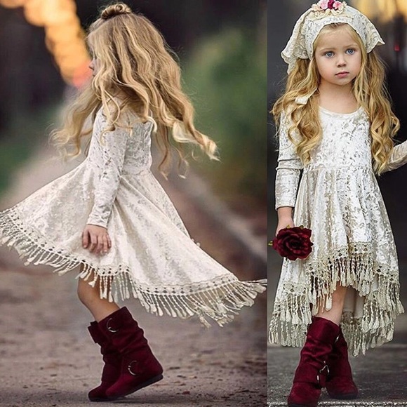 kids fringe dress